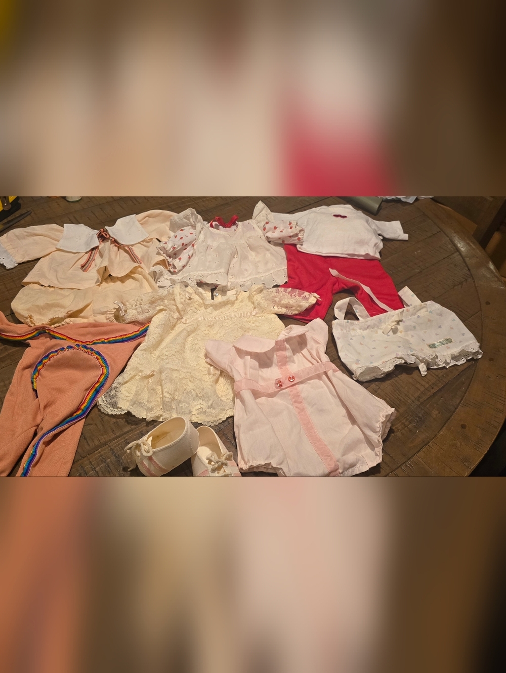 Lot Cabbage Patch Kid Doll Clothes Branded Homemade Vintage Leotard Christening